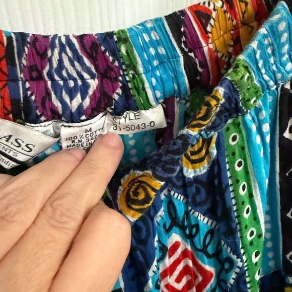 VTG Plus Class India Cotton Tiered Boho Maxi Skirt M Colorful Patchwork Floral - Picture 7 of 7